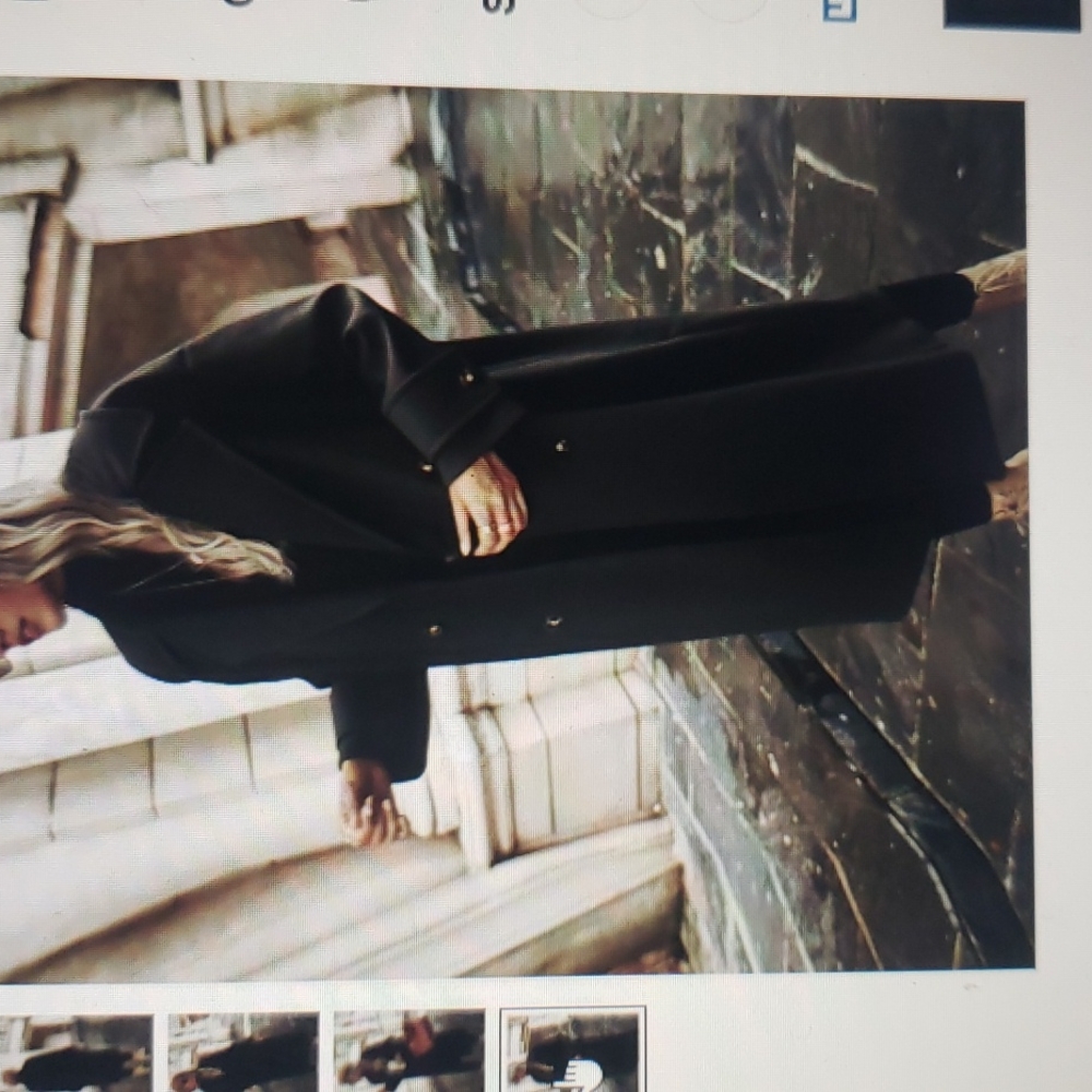 Lapel Collar Double Breasted Coat